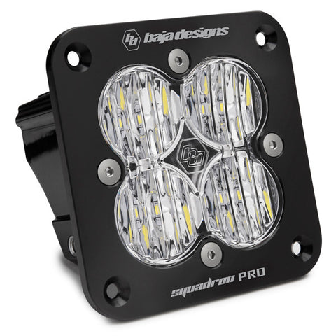 Squadron Pro Black Flush Mount LED Auxiliary Light Pod - Universal