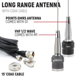 2024 Yamaha YXZ 1000R Complete Communication Kit with Bluetooth Intercom and 2-Way Radio