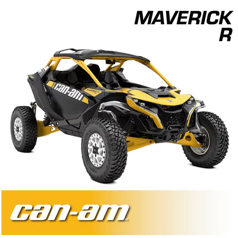 Can-Am Maverick R Complete Communication Kit with Rocker Switch Bluetooth Intercom and 2-Way Radio