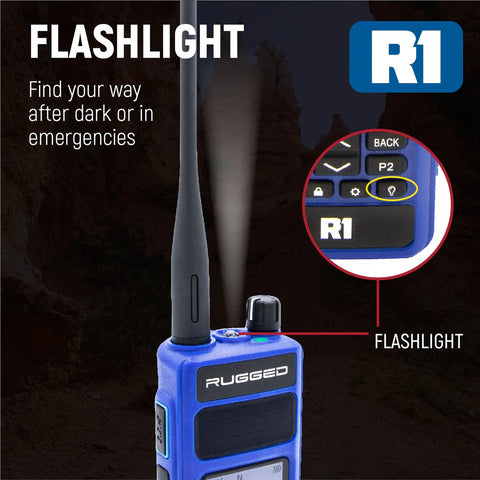 Rugged R1 Business Band Handheld Radio - Digital and Analog